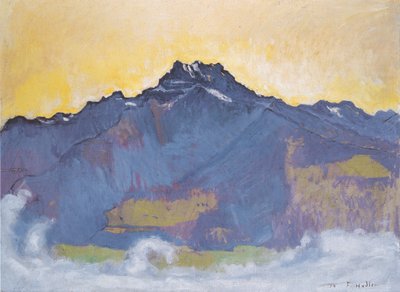 The Dents du Midi from Chesières by Ferdinand Hodler